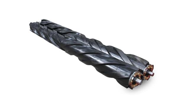 Conditionnement à rouleaux en caoutchouc pleine largeur