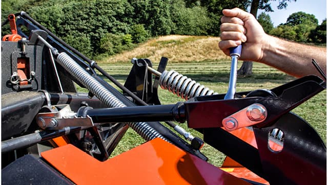 Réglage intégré de la hauteur de chaume