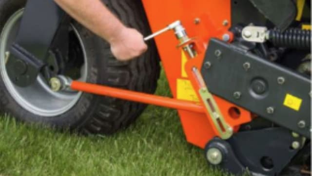 Réglage facile de la hauteur du chaume