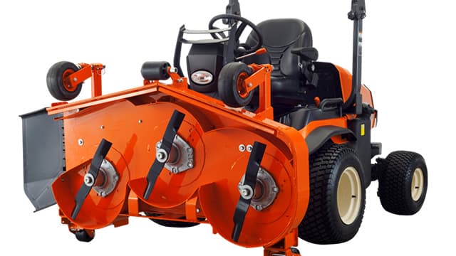 Châssis de tondeuse inclinable à 90 degrés