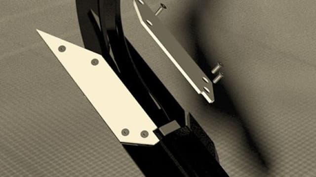 Aile de couverture avec plaque d’usure en option