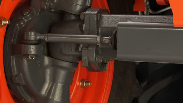 Essieu avant à engrenage conique