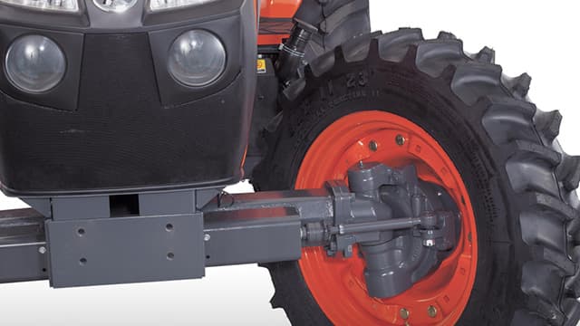 Essieu avant à engrenage conique