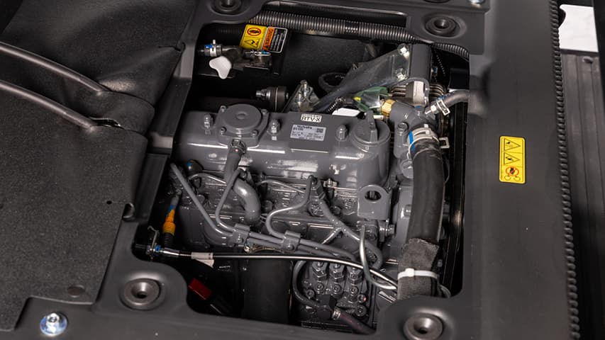 Moteur diesel Kubota puissant et fiable