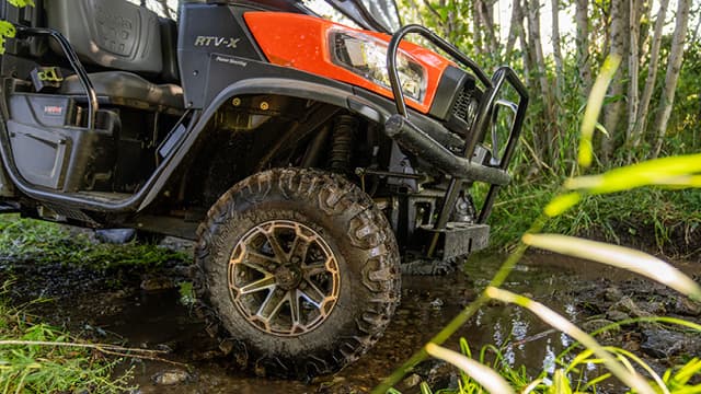 Suspension indépendante à l'avant et à l'arrière