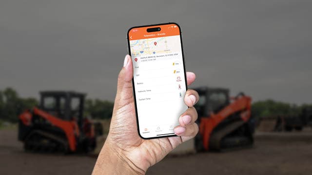 Maximize productivity with KubotaNOW Telematics