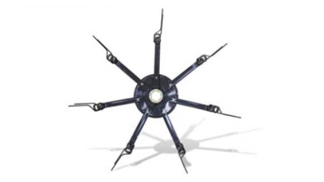 Bras porte-dents en acier plat