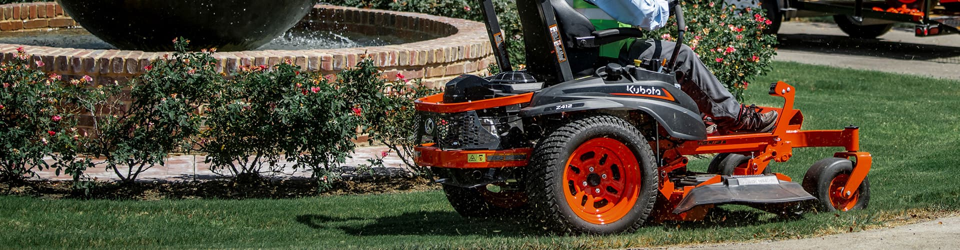 Tondeuses à rayon de braquage zéro