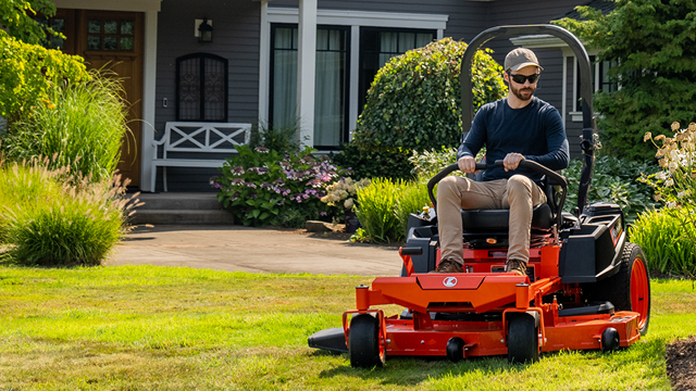 0 turn online lawn mower